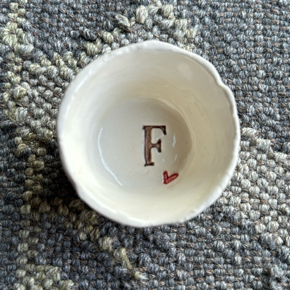 “F” Jewelry Holder